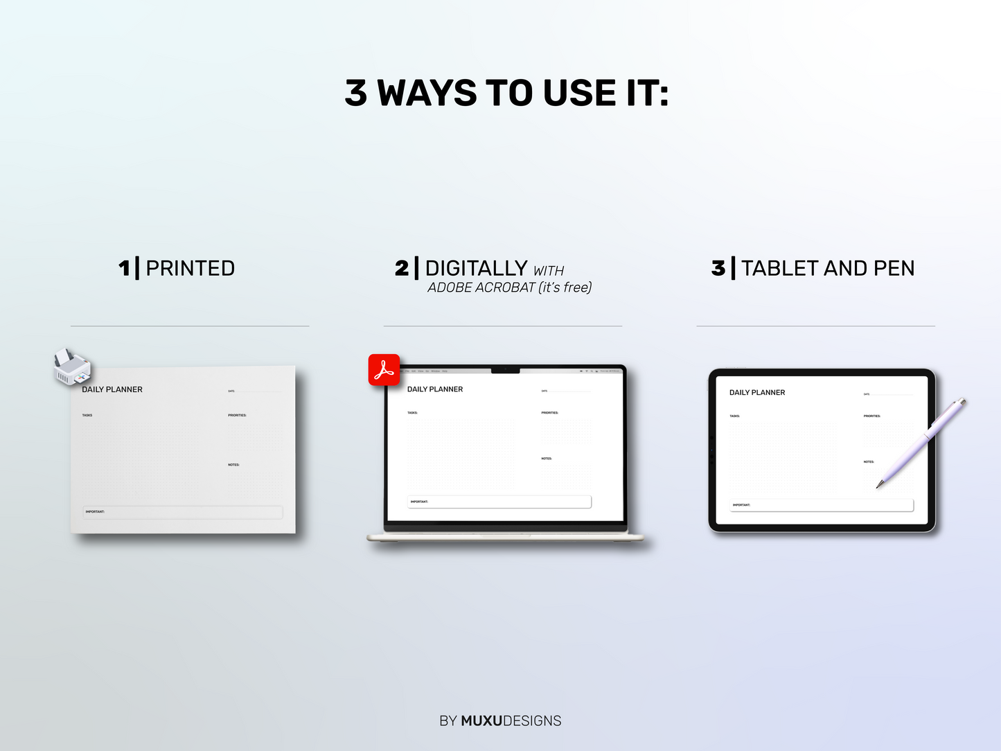 Daily Planner - Dotted