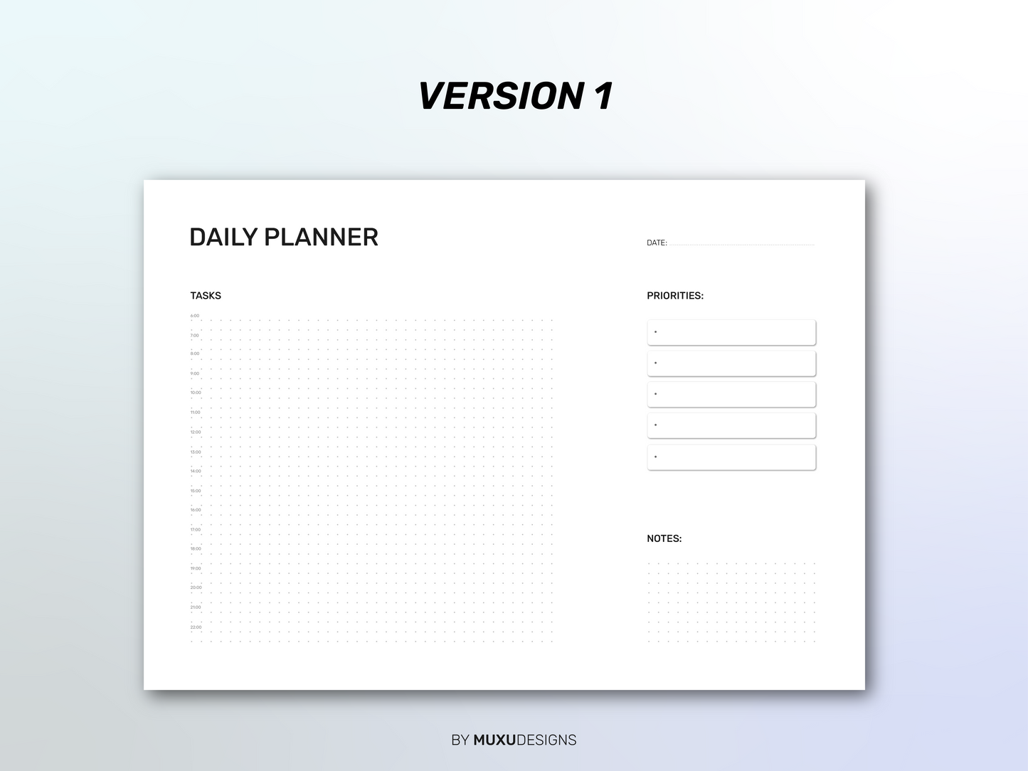 Daily Planner - Hourly