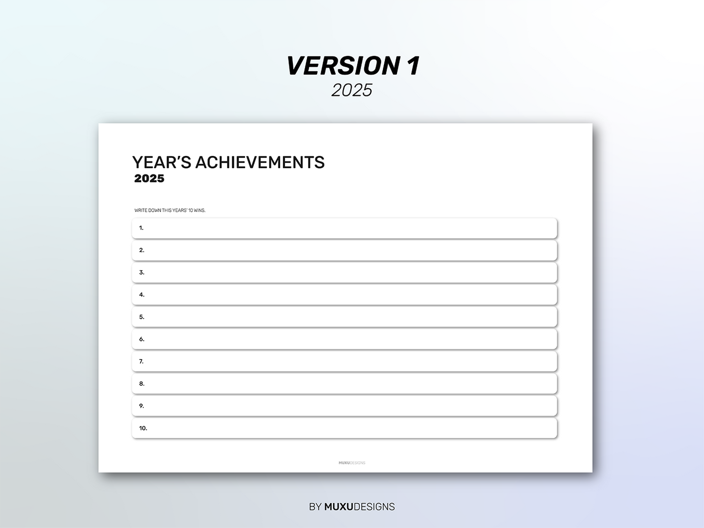2026 Year's Achievements
